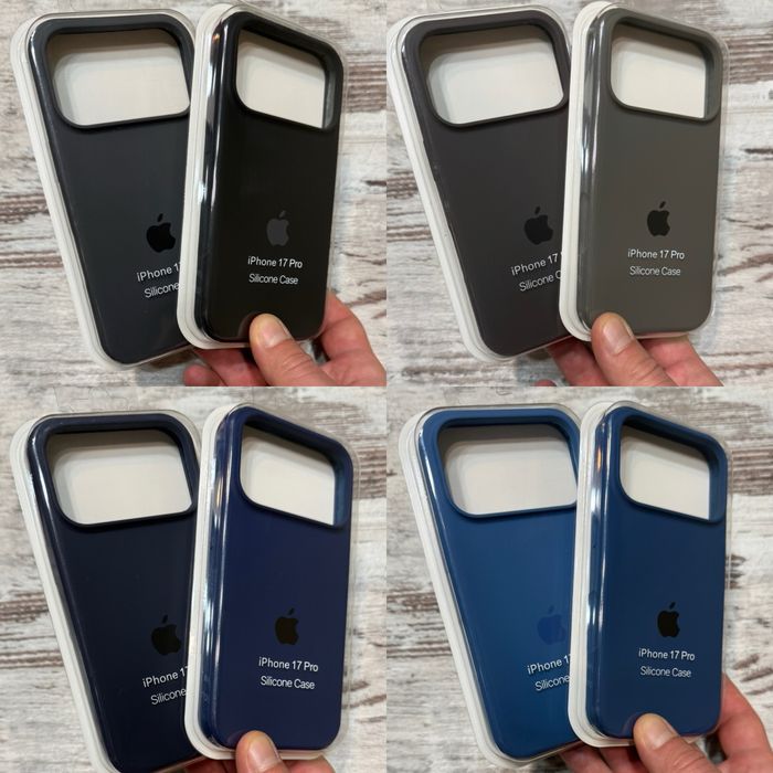 Чехол айфон 17 про силикон микрофибра silicon case iphone 17 pro чехлы с микрофиброй по всем граням для айфон 17про / iphone 17pro