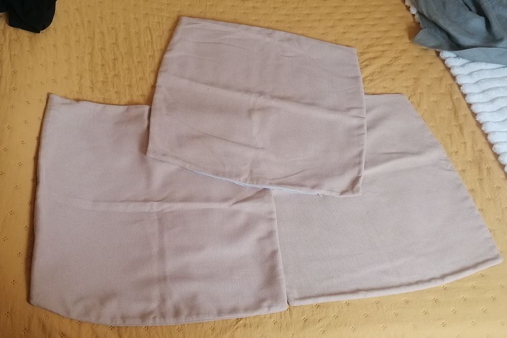Conjunto pack 3 fronhas de almofadas 55x55