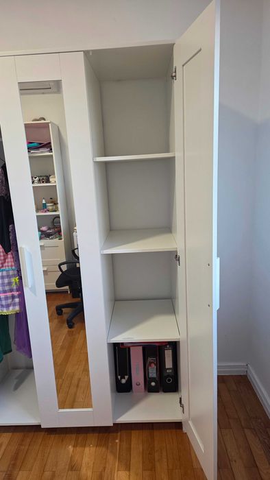 Roupeiro com 3 portas, 117x50x190cm – BRIMNES Ikea