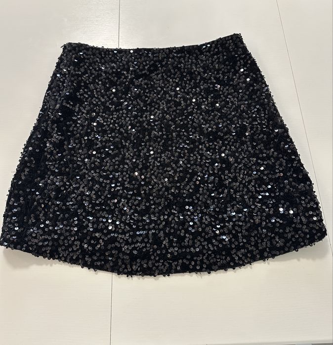 Спідниця Mohito, велюр та пайетки, S