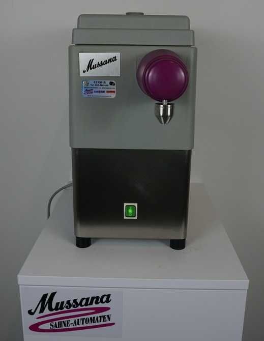 Automat Maszyna Bitej Śmietany Ubijaczka Śmietaniarka Mussana Baby 1L