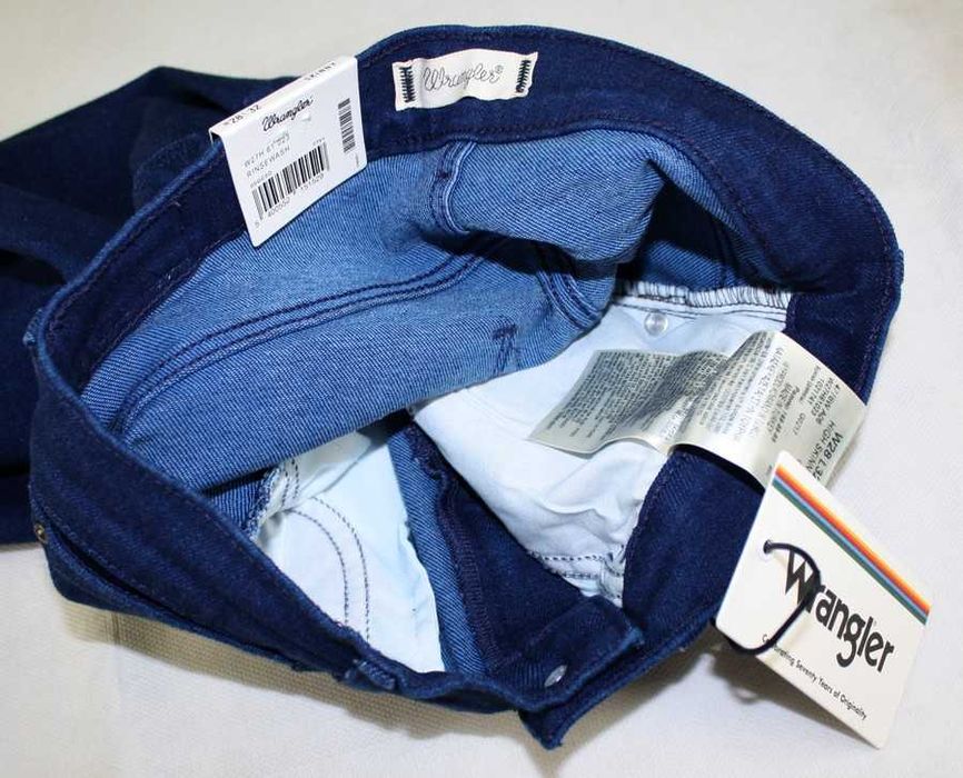 Damskie jeansy Wrangler High ciemne rurki nowe rozm. W28/L32