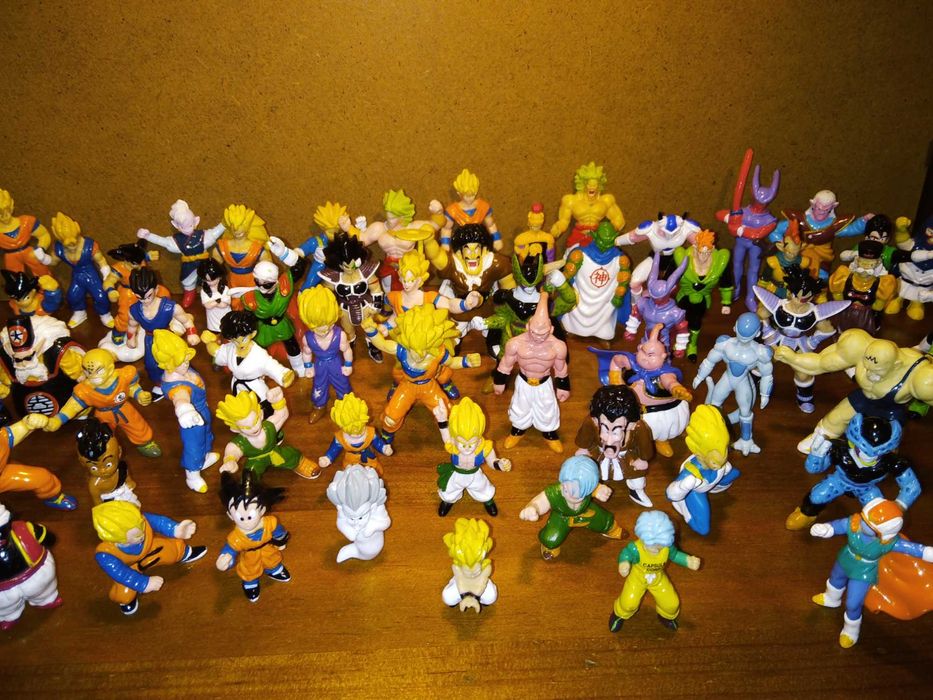 69 Figuras Dragon Ball Z 4-9cm (Coleção BS/S.T.A. de 1989)