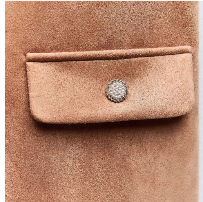 Нова сукня zara з штучної замші.