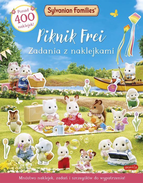 Sylvanian Families. Piknik Frei. Zadania z naklejkami. Harperkids