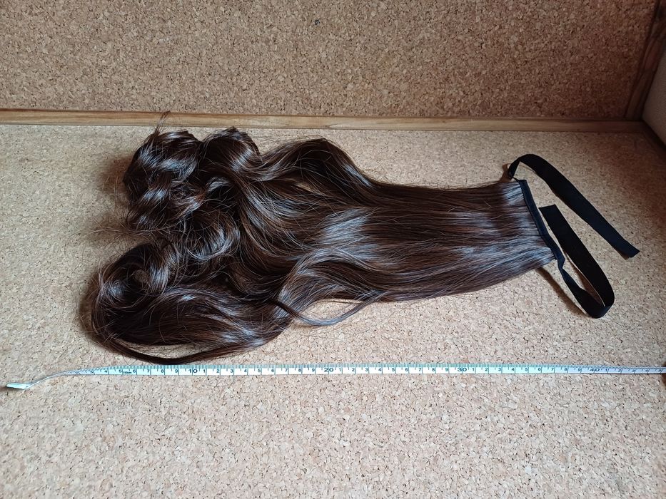 Extensão de cabelo comprido, rabo
de cavalo. Novo.