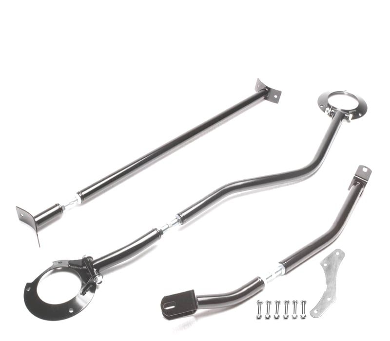 KIT BARRAS ANTI-APROXIMAÇÃO AJUSTÁVEIS VOLKSWAGEN VW POLO 86C 2F 81-94 PRETO