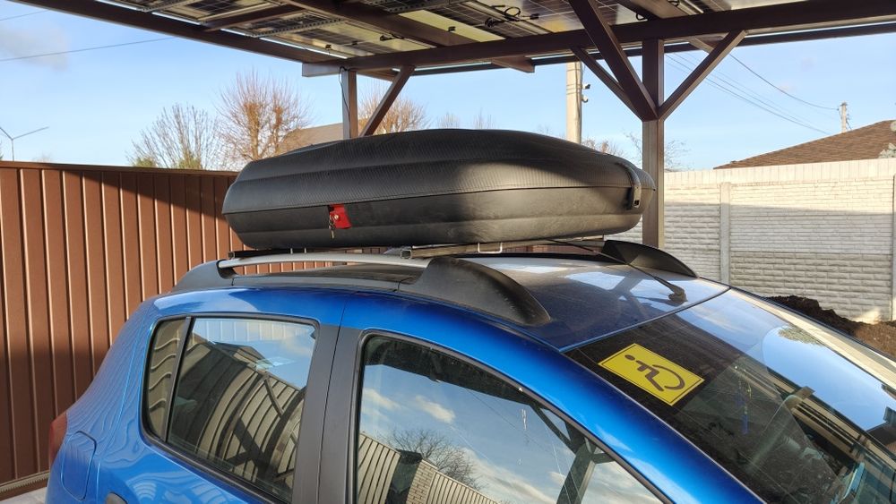 Бокс на дах автомобіля, автобагажник 320 літрів