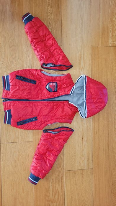 Kurtka C&A rozmiar 110, Kurtko-kamizelka, dwustronna