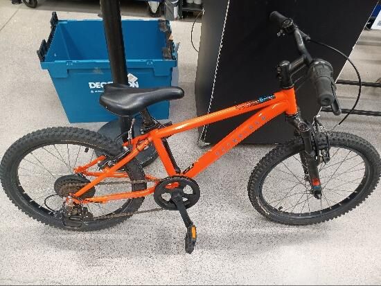 BTT CRIANÇA EXPL 500 20" 6-9 ANOS LARANJA