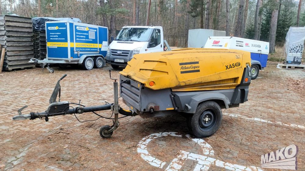 Atlas Copco XAS 97 DD PE  Kompresor śrubowy mobilny sprężarka przewoźna XAS 48 138