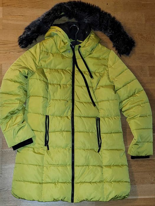 Carry płaszcz kurtka limonkowa rozm L