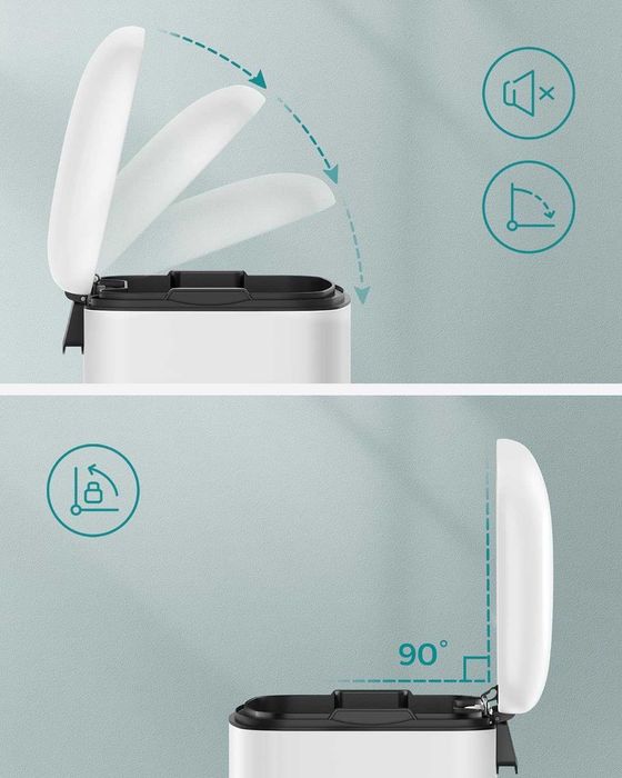 Kosz na śmieci / pojemnik / śmietnik / 30L / SONGMICS !7053!