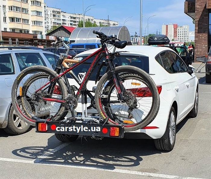 Thule велоплатформа RideOn 9503 на фаркоп 3 велосипеда витрина 105*75 см до 45 кг новыу БУ гарантия аренда установка сборка функция наклона прокат