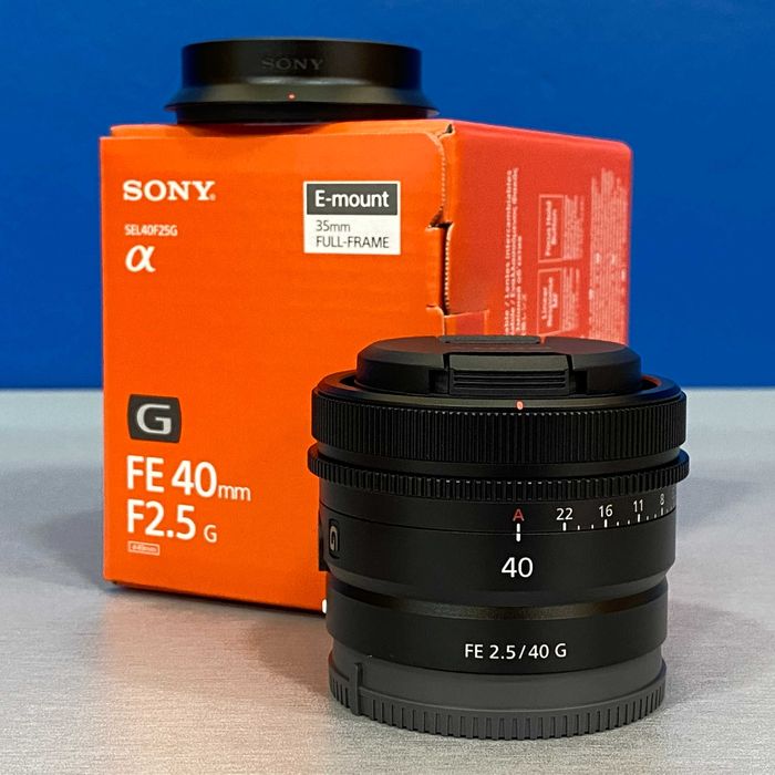 Sony FE 40mm f/2.5 G | NOVA | 3 ANOS DE GARANTIA