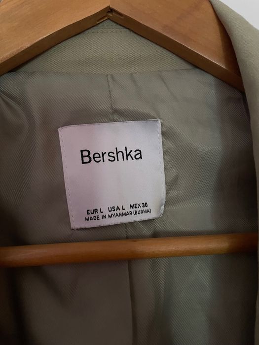 Blazer verde seco/caqui L - Bershka