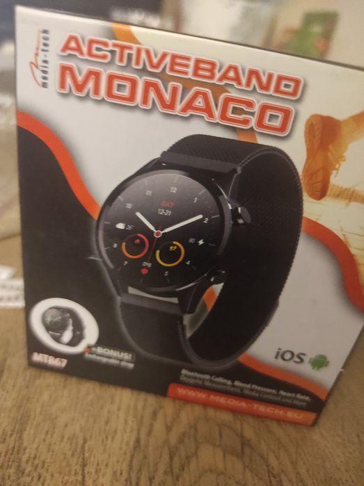 Nowy czarny activeband monaco smartband