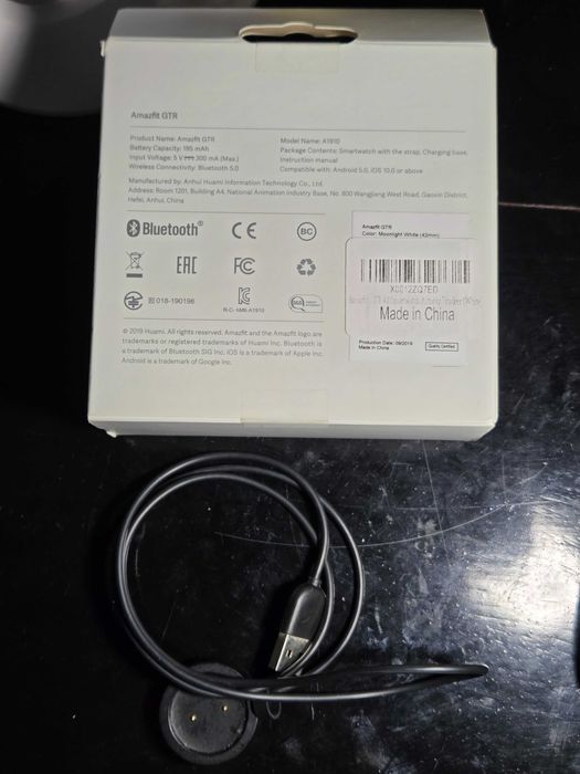 Amazfit GTR 42mm — Bom estado + extras