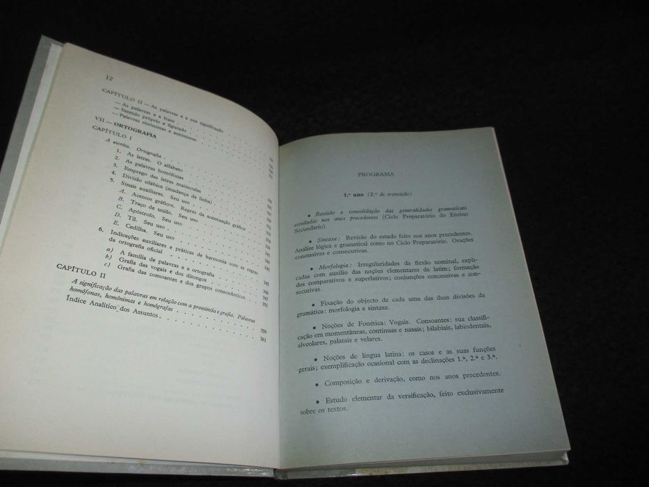 Livro Compêndio de Gramática Portuguesa José Nunes de Figueiredo António Gomes Ferreira