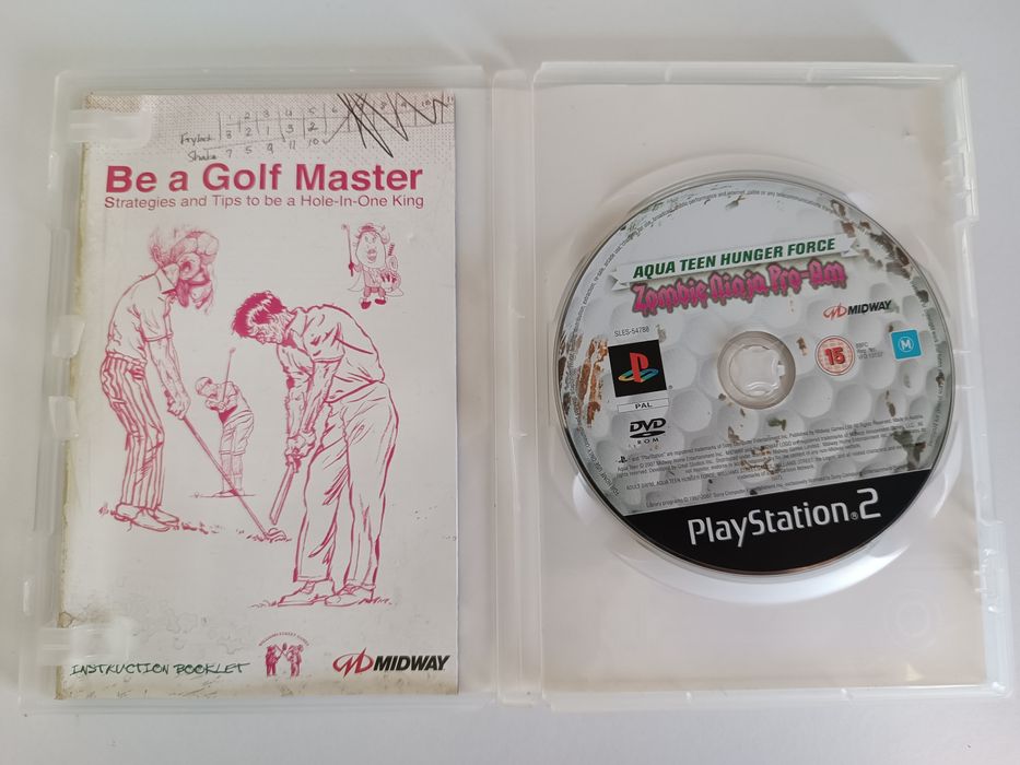 Jogo PS2 - Aqua Teen Hunger Force: Zombie Ninja Pro-Am (Completo / CIB)