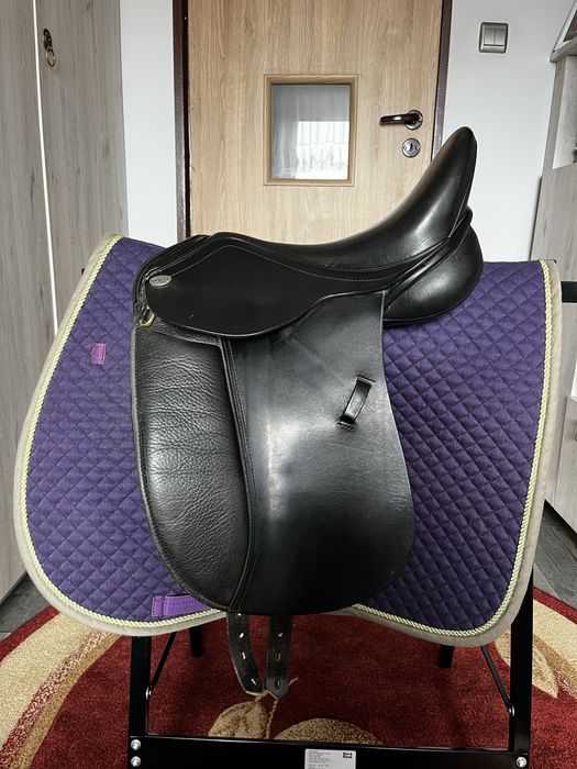 Siodło Jorge Canaves Saphir 15” ujeżdżeniowe na kucyka kucyk skrócony panel łęk 31