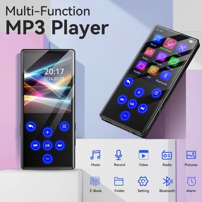 MP3-плеєр Bluetooth з FM-радіо та рекордером 64 ГБ (M3)