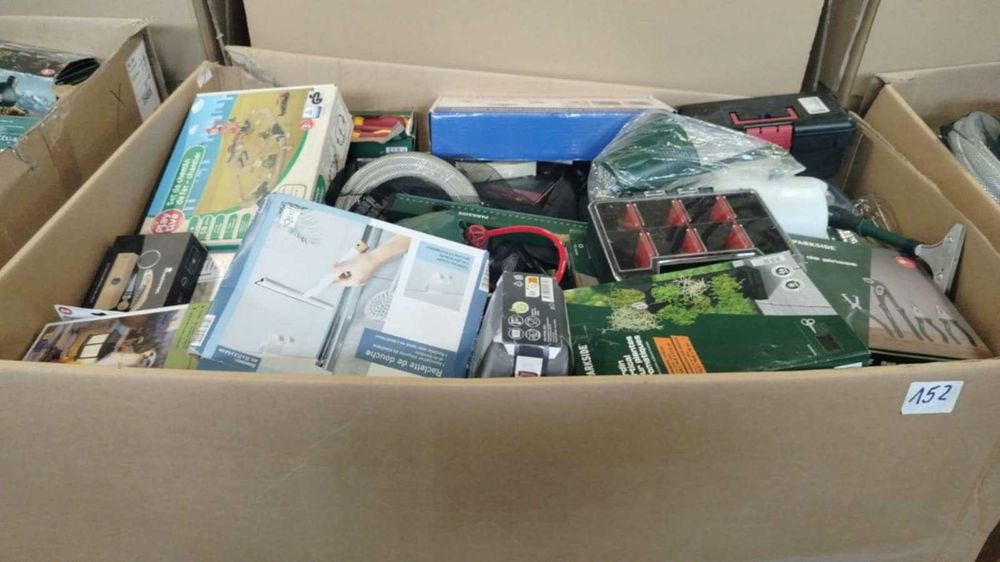 Palety Lidl drobnica Parkside paleta