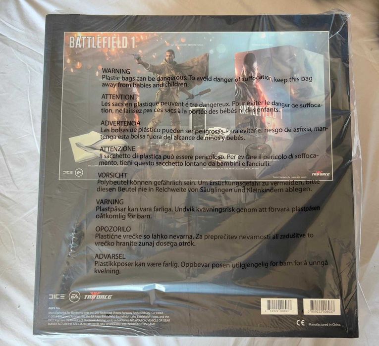 Battlefield 1 Collector's Edition SONY PLAYSTATION MICROSOFT XBOX novo selado