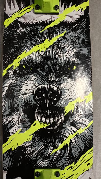 Deskorolka oxelo skate MID 5 Wolf green