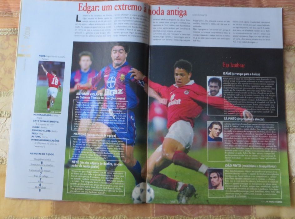 Revista Jogo Estrelas Atletismo - Fernanda Ribeira e Manuela Machado