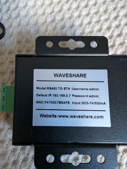 Перетворювач RS485 - Ethernet - Cortex M0