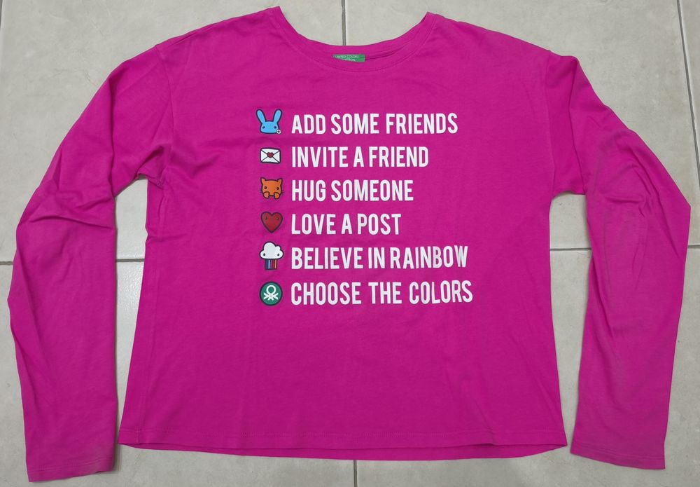 Benetton Pink Sweater