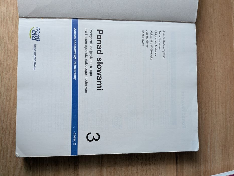 Podręcznik Ponad słowami 3 część 2