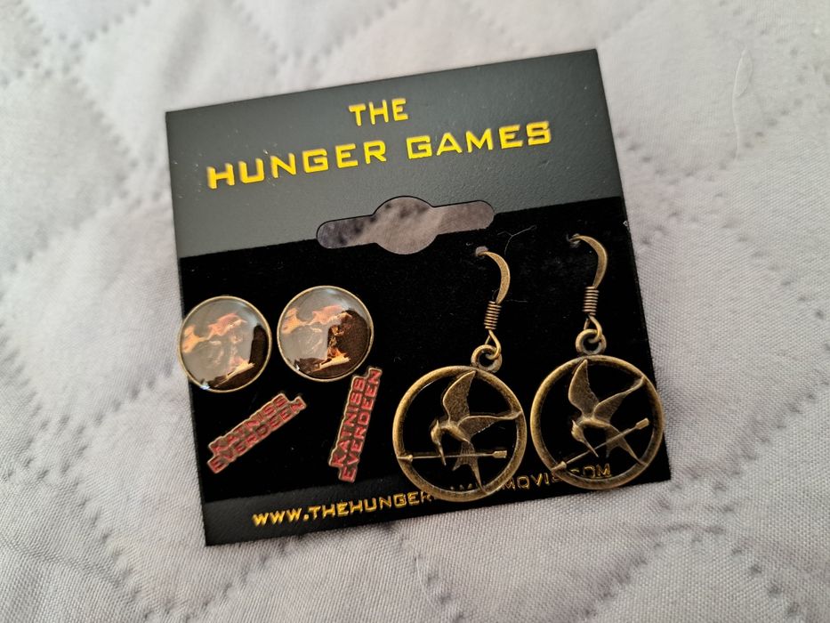 Hunger Games Jogos da Fome brincos Katniss Everdeen e mimo gaio - NOVO