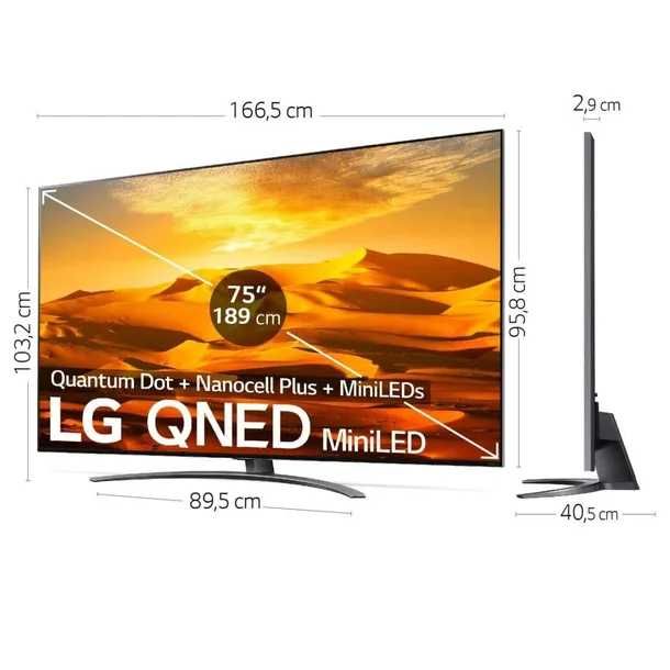 LG 75QNED916 MiniLED AMD 120hz FreeSync QNED UltraHD !Gwarancja NOWY!