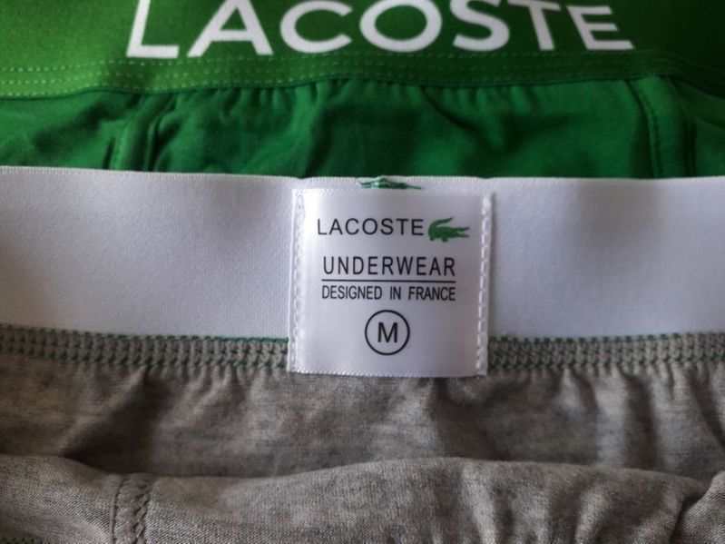 Чоловічі боксери LACOSTE Premium. Мужское белье, труси ОПТ/роздріб