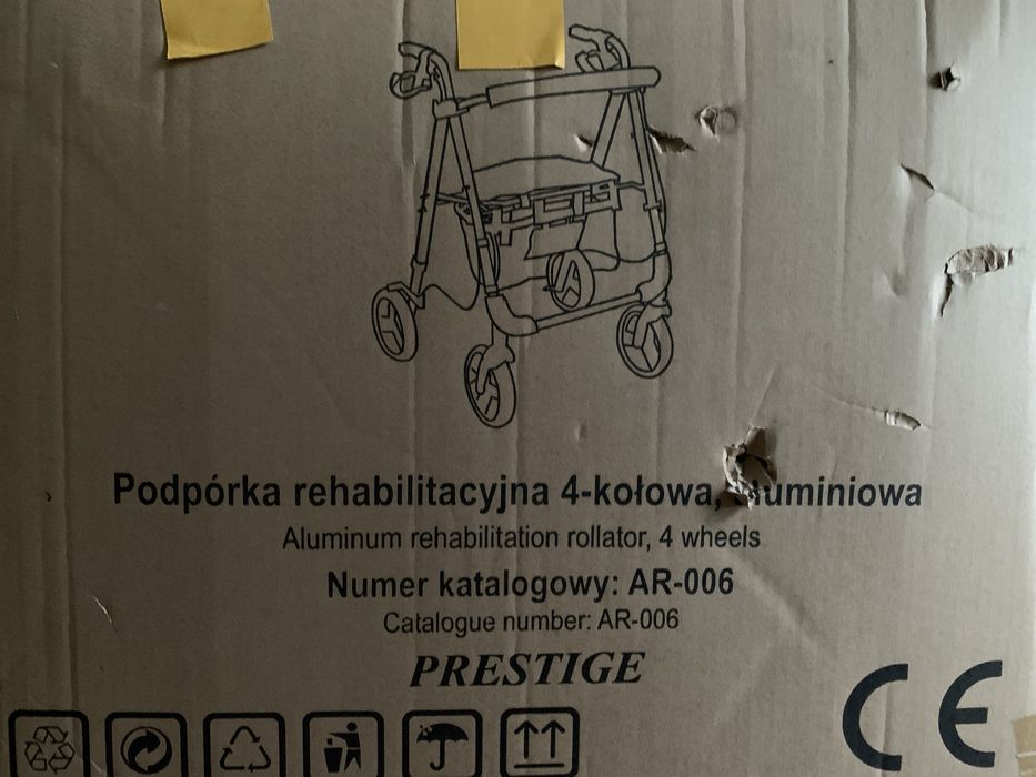 Chodzik, Podpórkq rehqbilitacyjna 4-kołowa