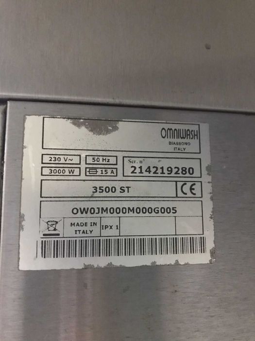 maquina de lavar copos omniwash