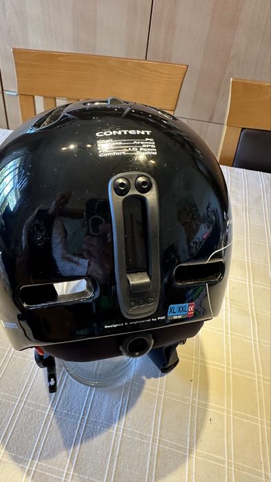 Capacete Neve POC XL XXL com suporte GoPro