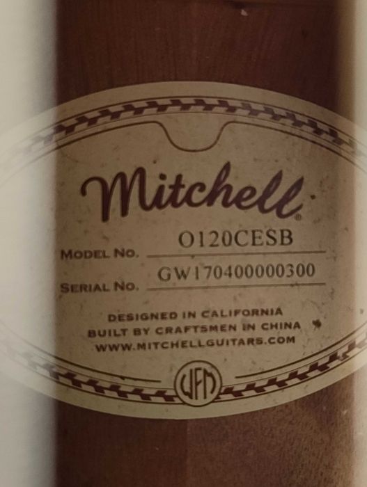 Guitarra eletro-acústica Michell