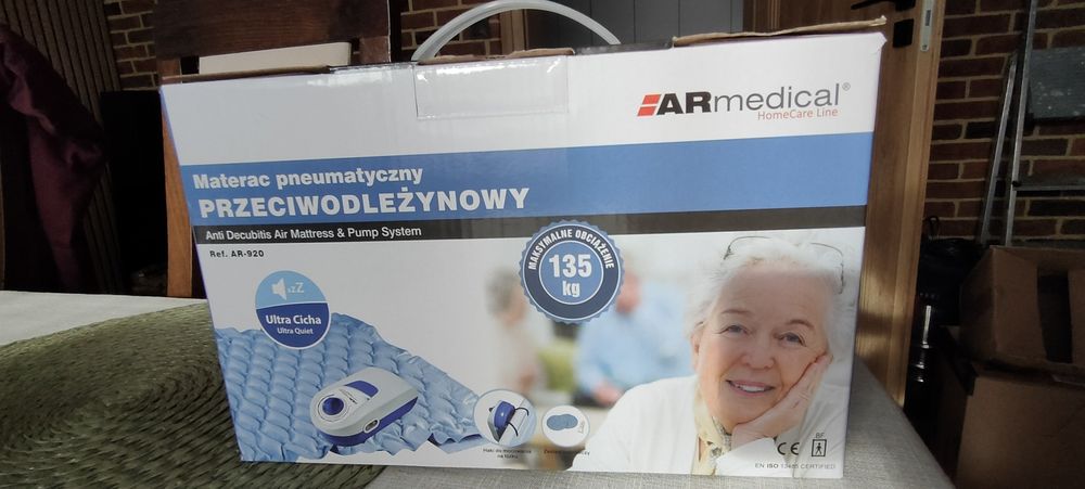 Materac pneumatyczny przeciwodleżynowy NOWY