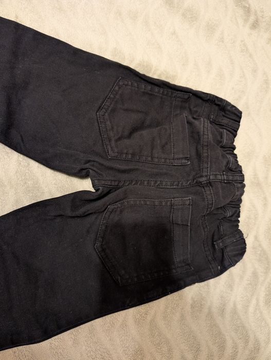 Spodnie jeansowe czarne 116
