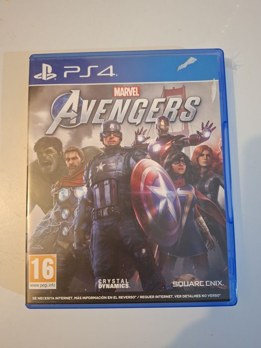 Videojogo avengers ps4
