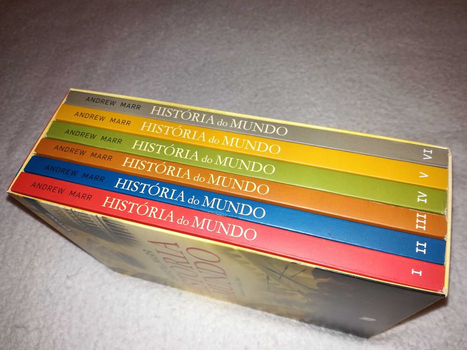 história do mundo (andrew marr) coleção de 6 volumes 2016