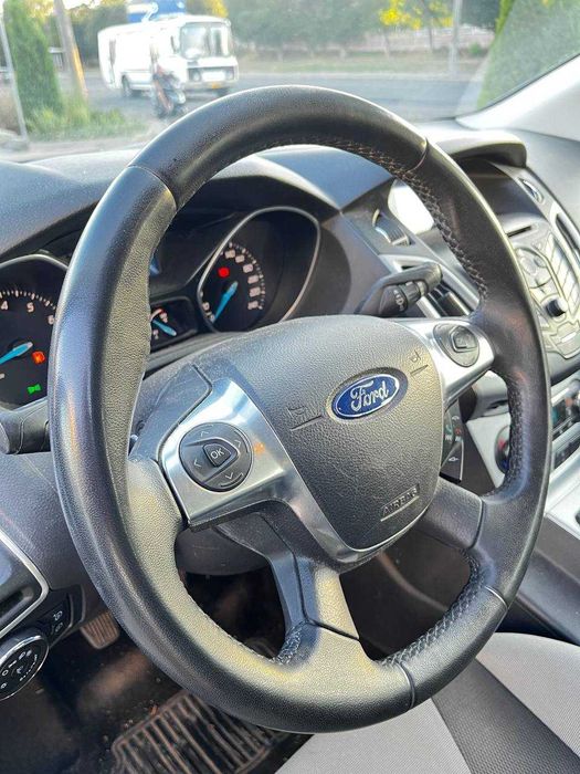 Шкіряне кермо Форд Фокус 3 кожаний руль Ford Focus 2