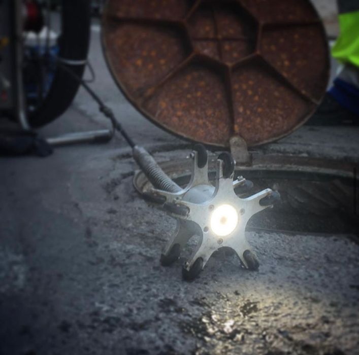 Inspeção de vídeo / Desentupimento e limpeza caixas de esgoto