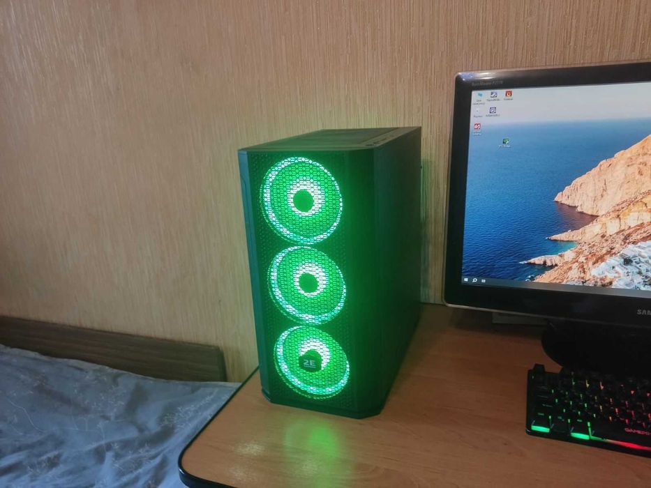 ИГРОВОЙ КОМП AMD Ryzen 7 2700, GTX 1660 ,DDR4 (16 Gb),SSD 250, HDD 2Tb