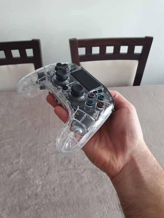 Kontroler Bezprzewodowy Snakebyte SB922565 RGB 4 Przeźroczysty do PS4 / PS3