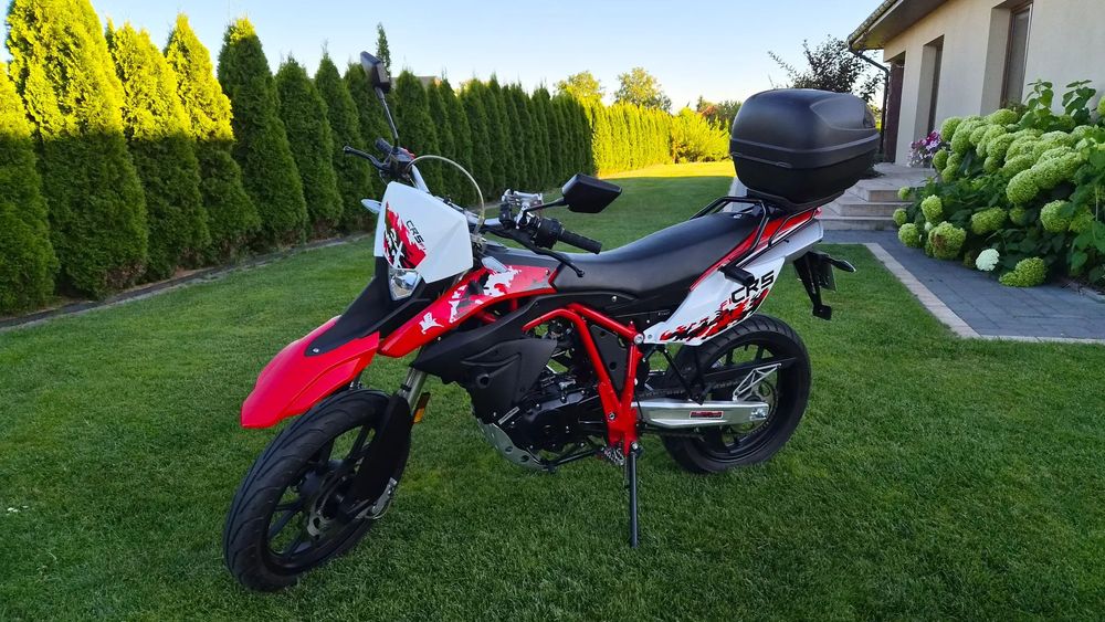 Romet CRS CRS 125 FI WTRYSK 1 właściciel Enduro Super Moto 3800km Givi