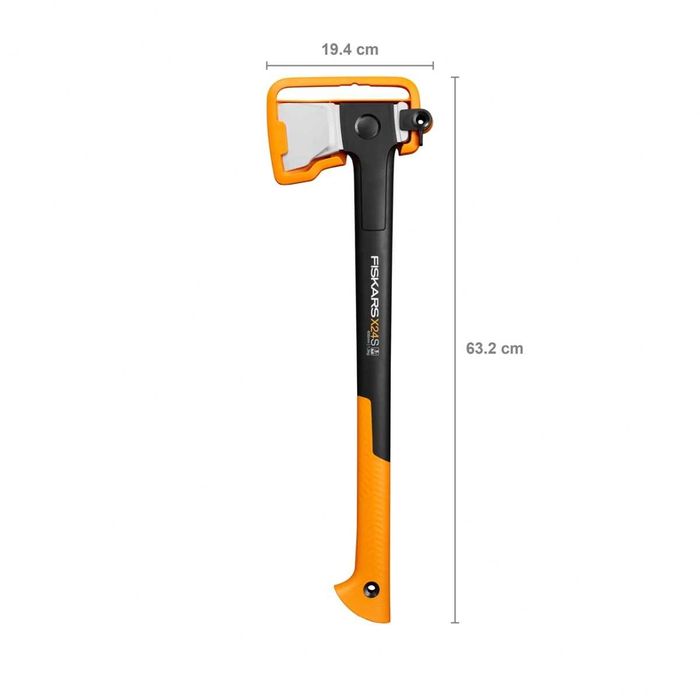 Siekiera Rozłupująca Fiskars X24 1069105 60 cm Do Drewna Polan FiberComp NOWA